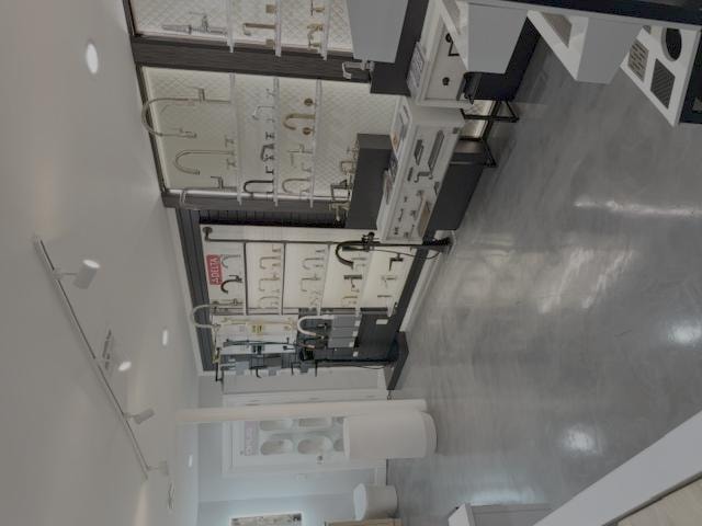 Main Street Kitchen & Flooring showroom — plumbing fixtures display