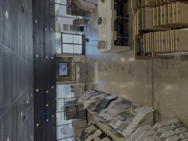 Main Street Kitchen & Flooring showroom — tile catalog and samples